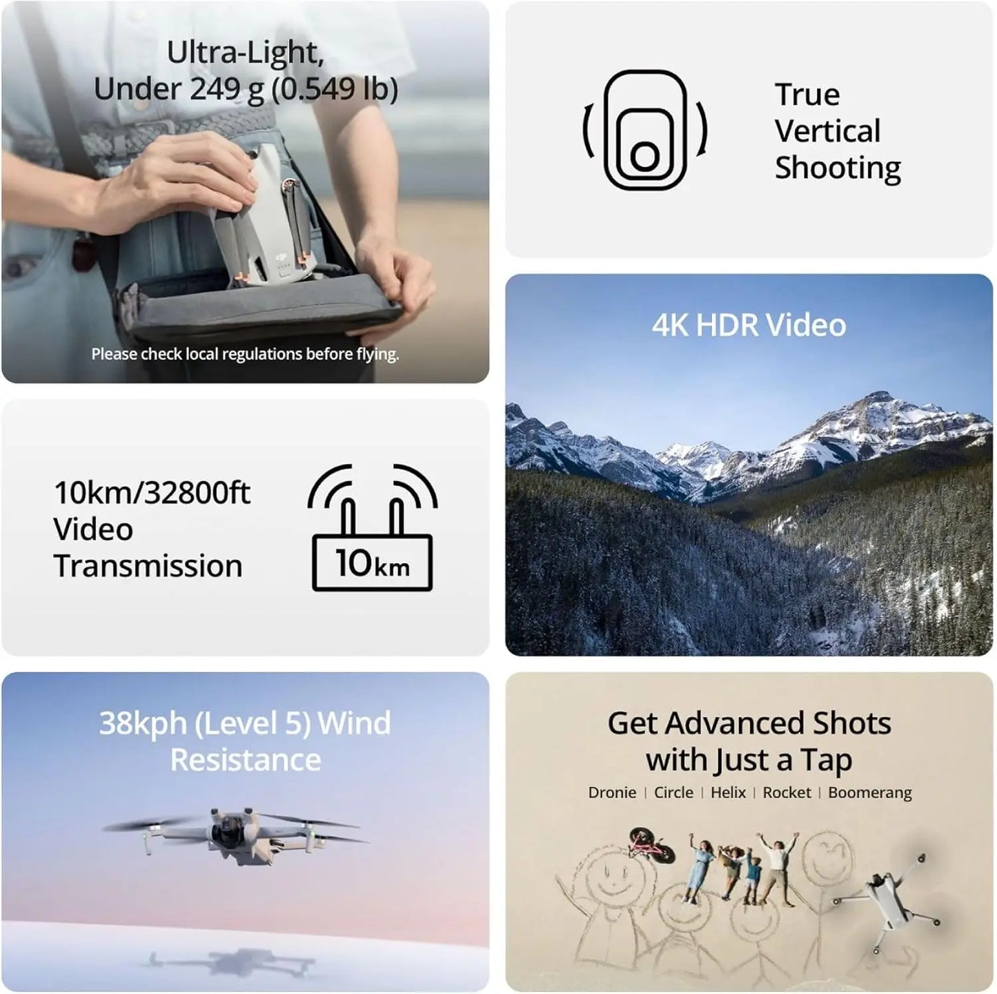 DJI Refurbished Quadcopter Drone With 4K Camera And Gimbal