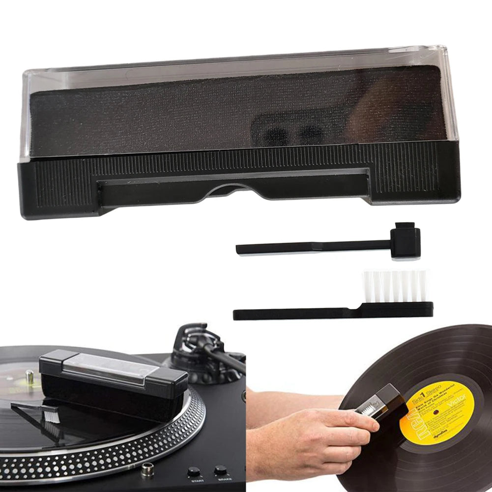 3 Pcs Vinyl Record Cleaner Kit Record Player Cleaning Kit Record Cleaner Cleaning Brush Dust Remover Kit Cleaning Brush Set