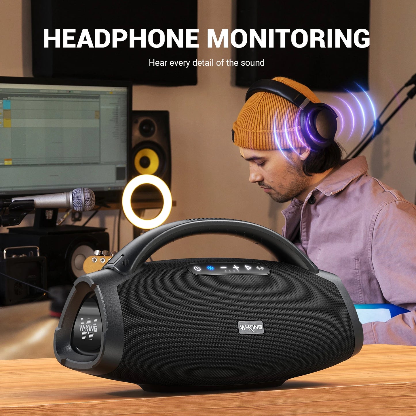 W-King X20 Portable Bluetooth Speaker With Waterproof Design