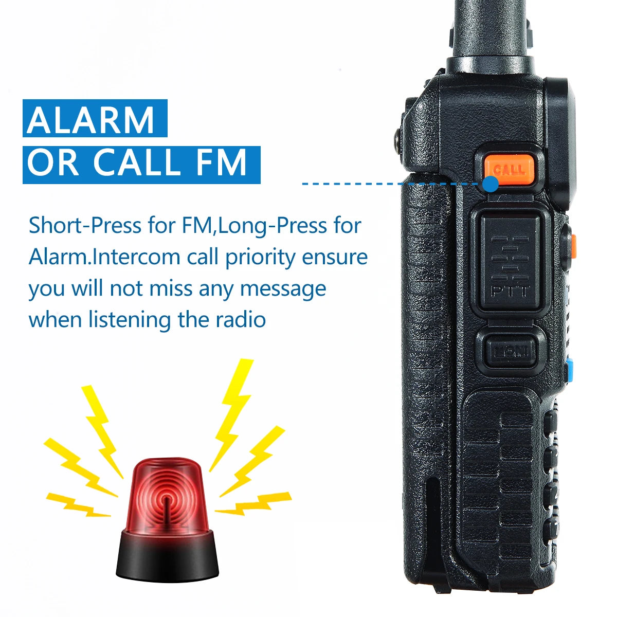 Baofeng UV-5R Dual Band VHF UHF Portable Two-Way Radio Transceiver