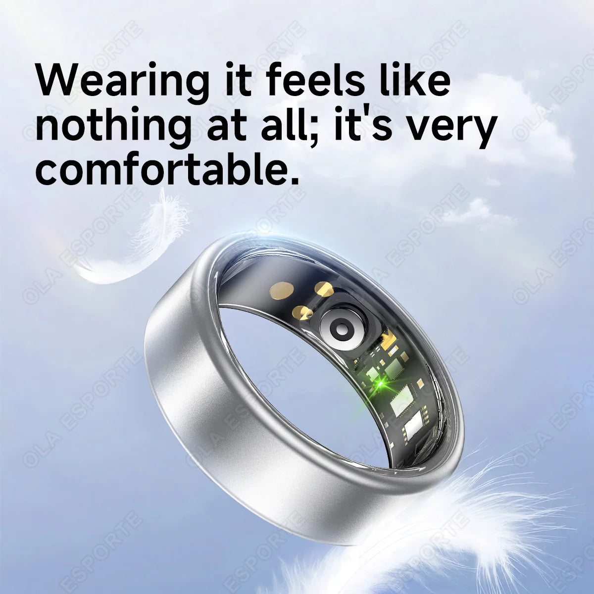 Ola Esporte Smart Ring Health Fitness And Sleep Tracker