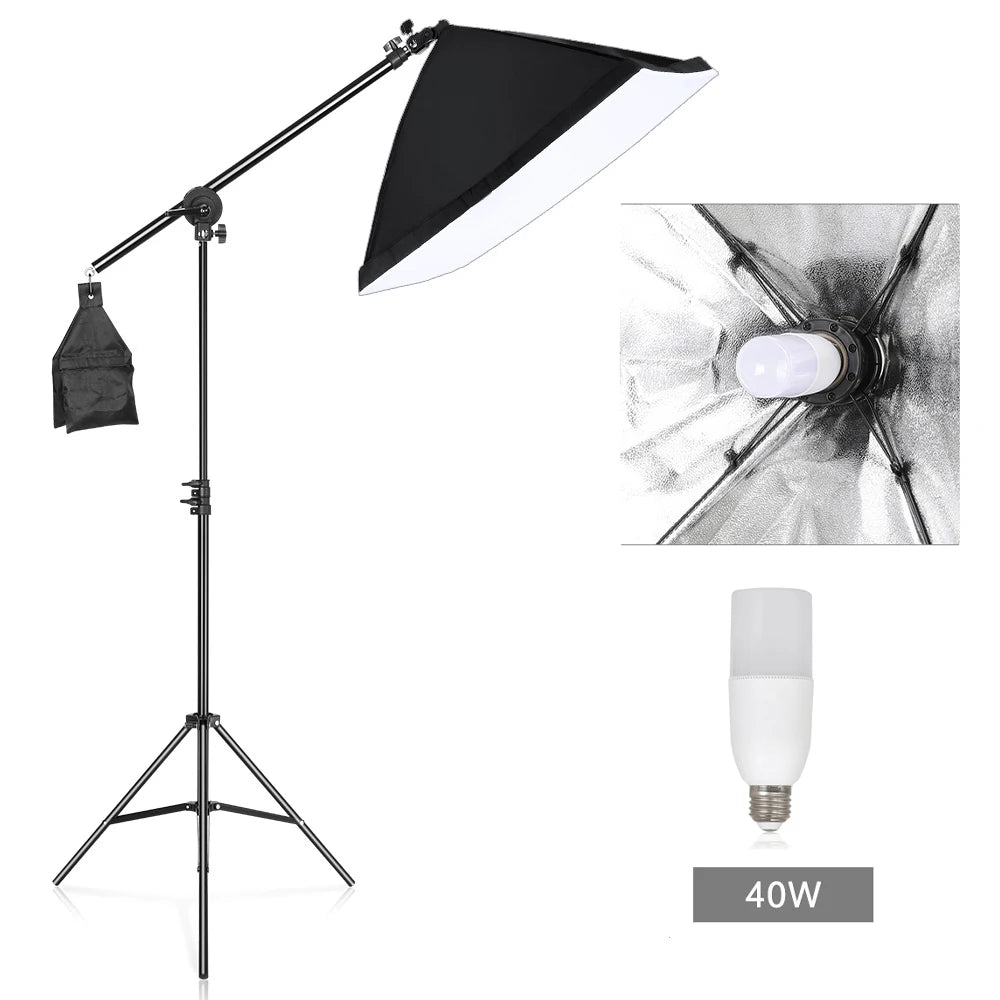SH Continuous Softbox Lighting Kit For Photography Studio