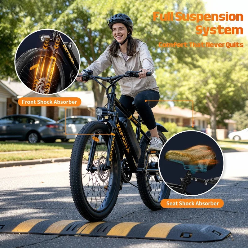 Hot 20 26 Inch Electric Bike,1000w 2000w 30-50mph 30-60miles 48v 10ah 15ah 17.5ah 20ah Aluminum Alloy,for Electric Bicycle