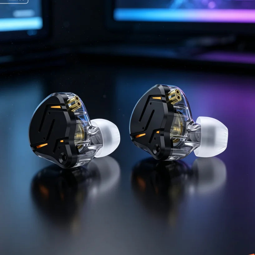 ZST pro X KZ 1BA 1DD Hybrid Driver Wired Earbuds Deep Bass HiFi In-Ear Monitor Headphone for Gaming And Musician