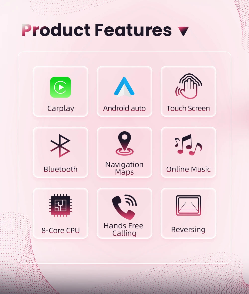 BONROAD Car Radio Wireless Carplay Android auto For BMW X5 E70 X6 E71 CCC CIC Bluetooth Mirror Link Navigation GPS Touch Screen