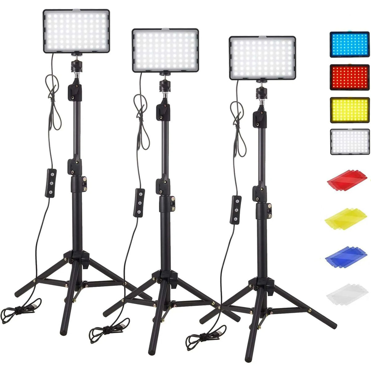 Baodeli Led Video Light Panel Photography Studio Lamp Tripod