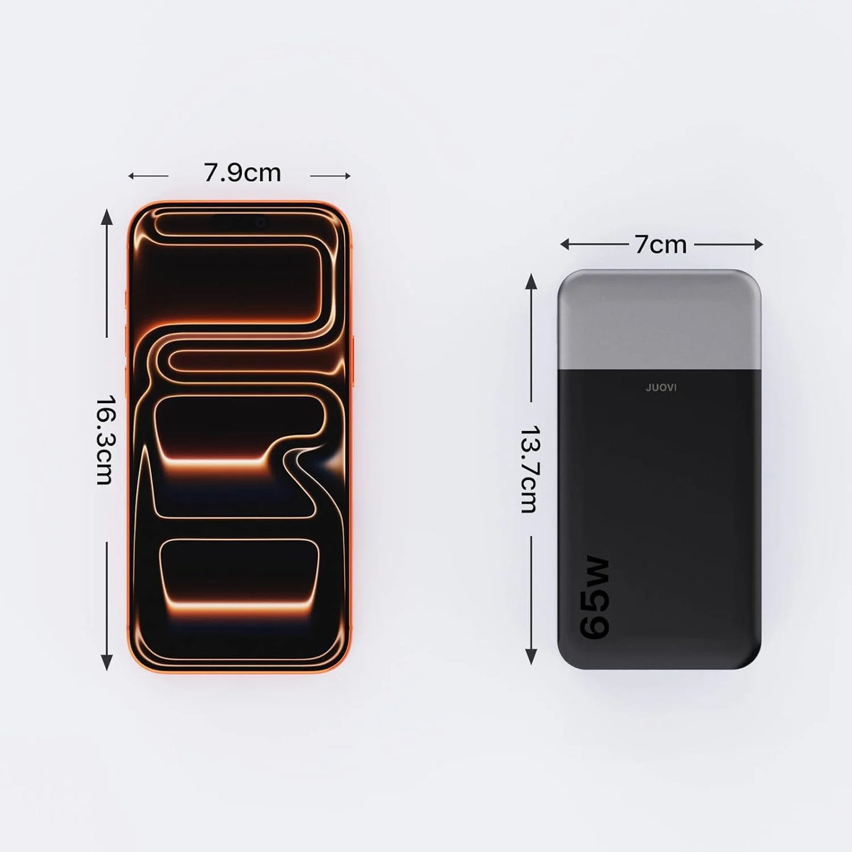 JUOVI USB C Fast Charging Portable Power Bank For Laptops