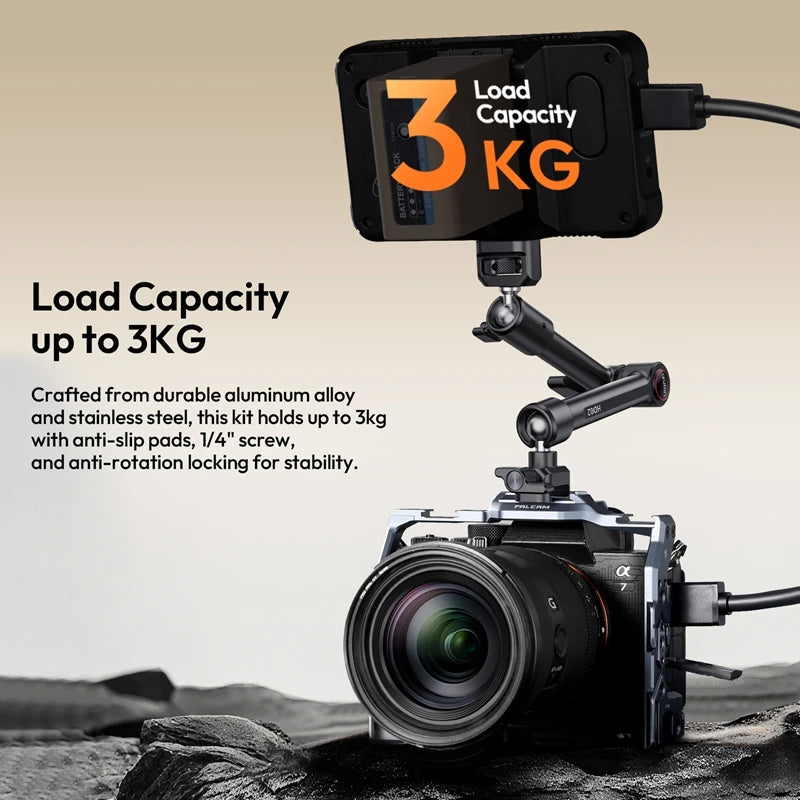 Ulanzi HD02 Magic Arm Super Clamp With Ball Head Mount