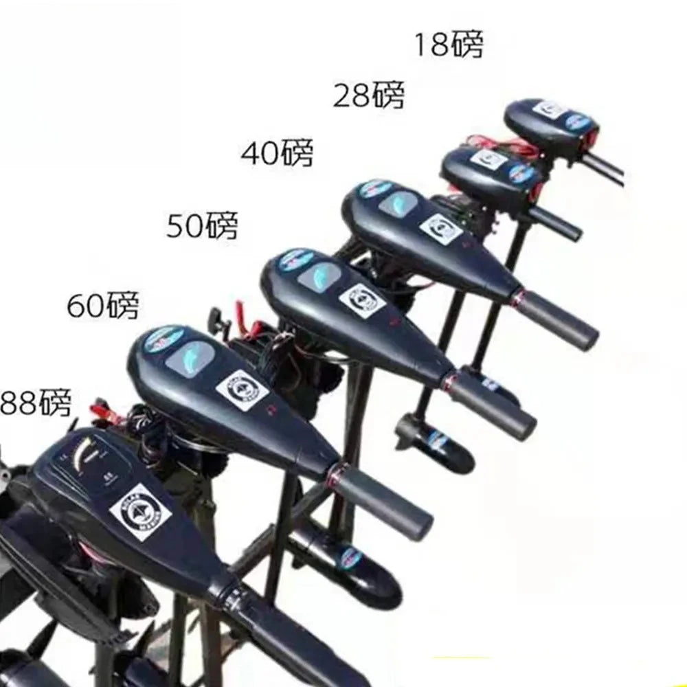 Marine 18, 28, 40, 50, 60, 88 Lbs 12V 24V DC Electric Cheap Boat Thrust Trolling Motors