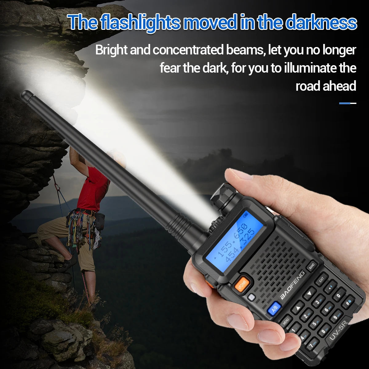 Baofeng UV-5R Dual Band VHF UHF Portable Two-Way Radio Transceiver