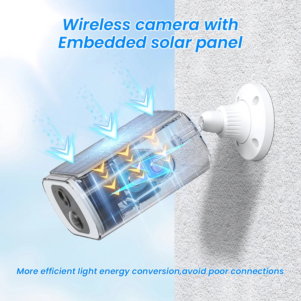 Anran Outdoor Wireless WiFi Security Camera With Solar Power