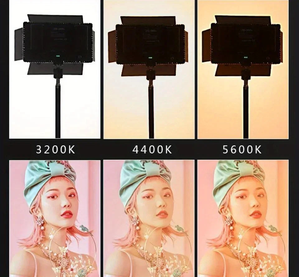 LED Photo Studio Light Video Studio Light With Dimmable for Game Live Video Lighting Portable Video Recording Photography Lamp