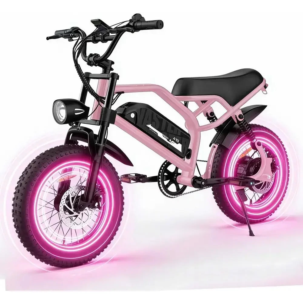 Electric Bike, 16'' at Tire E-Bike or Teens/Adults, 500W Small E-Bike with 36V/12.8Ah Removable Battery, Up to 22MPH, 45 Mile Ra