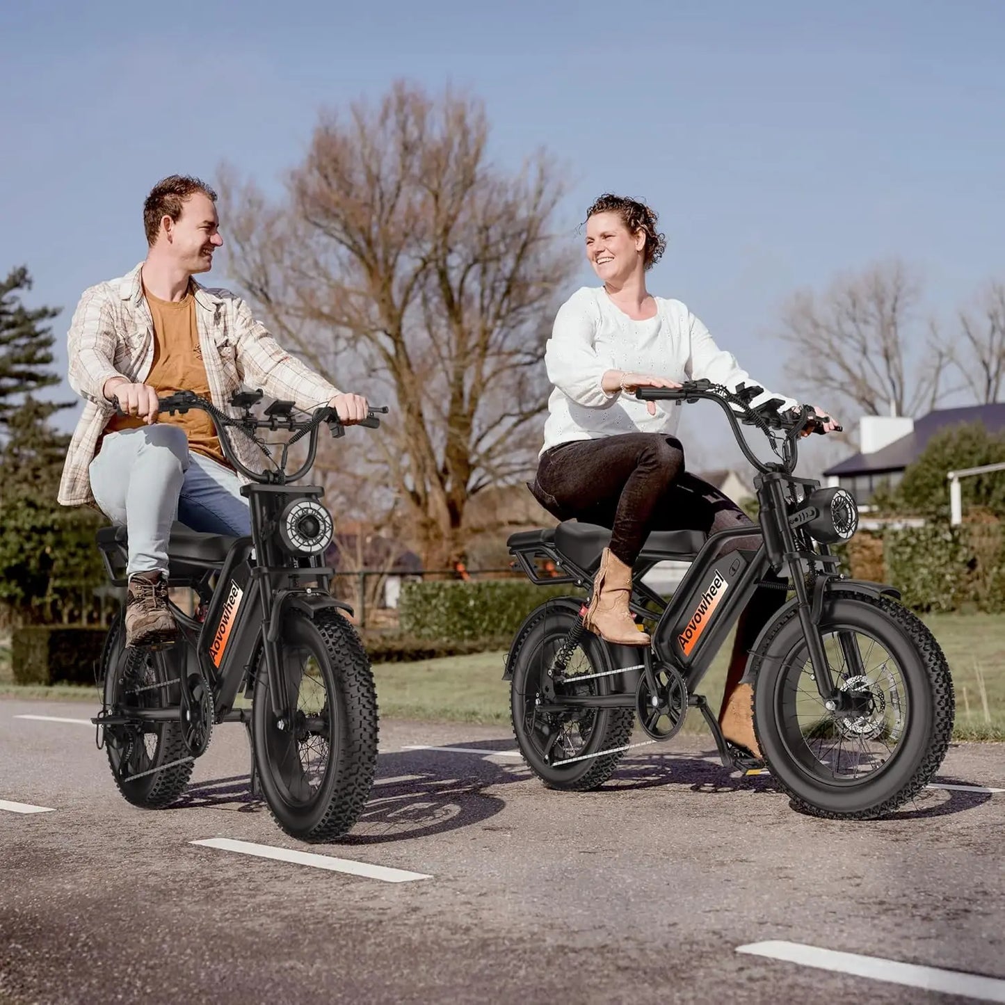 2026 New 1500W Electric Bike 20" Fat Tire 31mph Top Speed 70 Miles Range for Road Sand Mountain Snow Electric Motorcycle