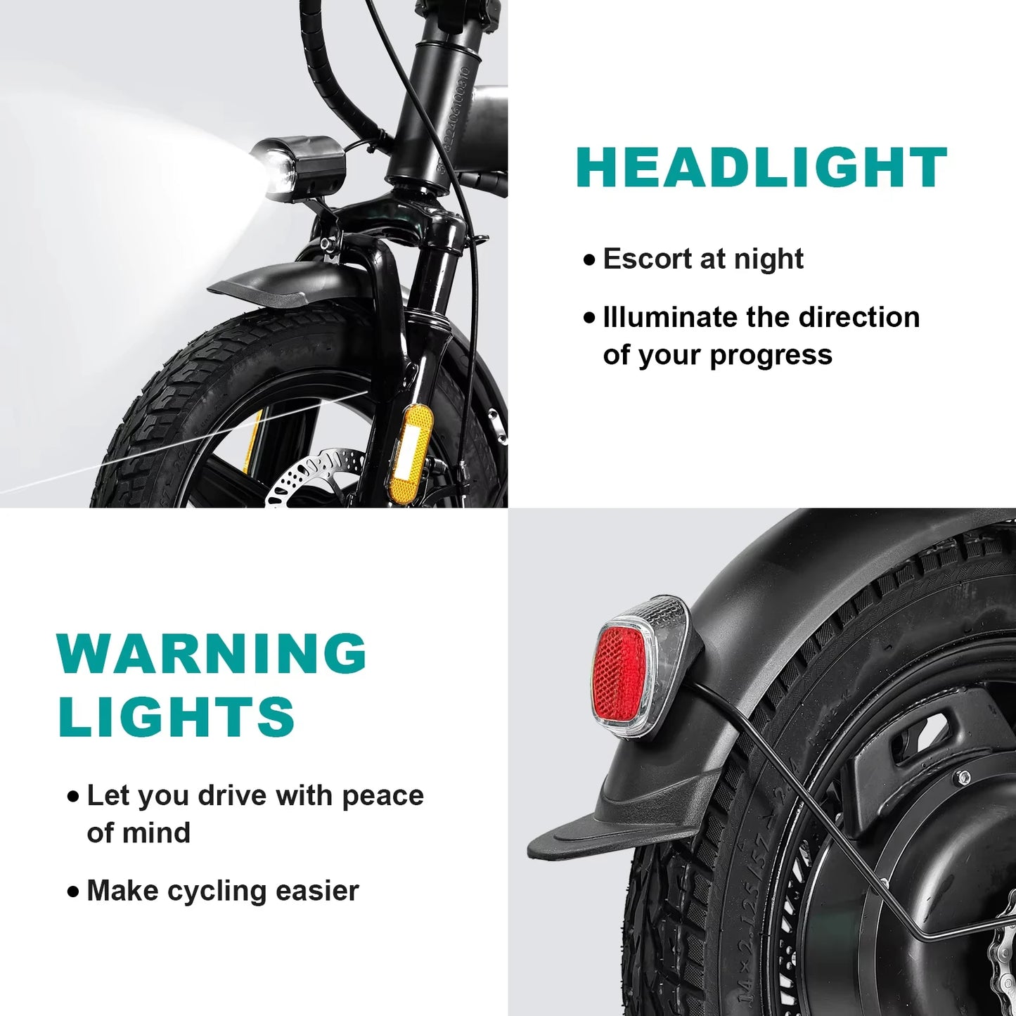 Adult and Adolescent Electric Bicycles, 20MPH, 560W Motor, 48V Detachable Battery, 14 inch Folding Electric Bicycle, Up to 25-32 Miles Long, Commuter Electric Bike