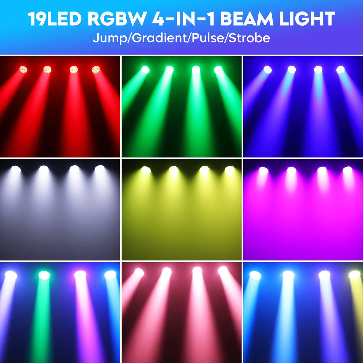 Somspot 15W RGBW LED Moving Head Stage Effects Projector Light