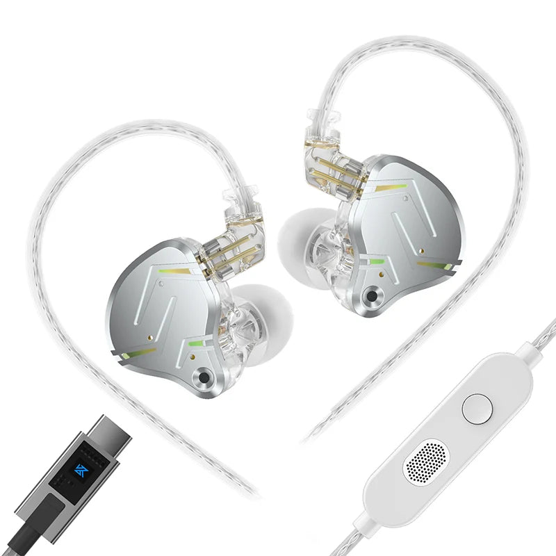 ZST pro X KZ 1BA 1DD Hybrid Driver Wired Earbuds Deep Bass HiFi In-Ear Monitor Headphone for Gaming And Musician