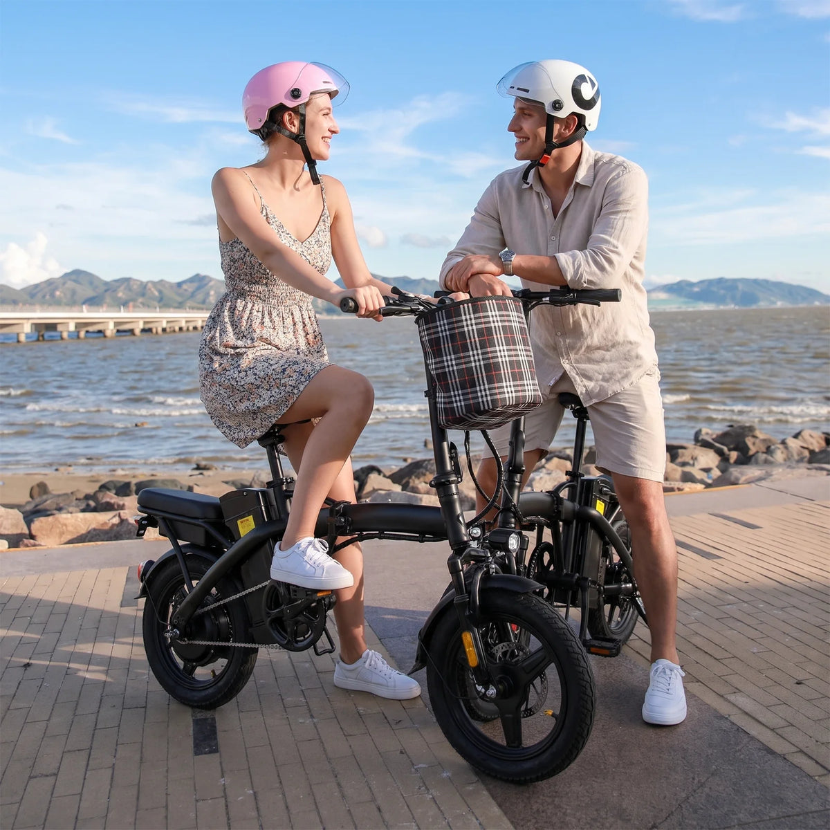 HEZZO T5 Folding Electric Bike For Adults 750W Peak Motor