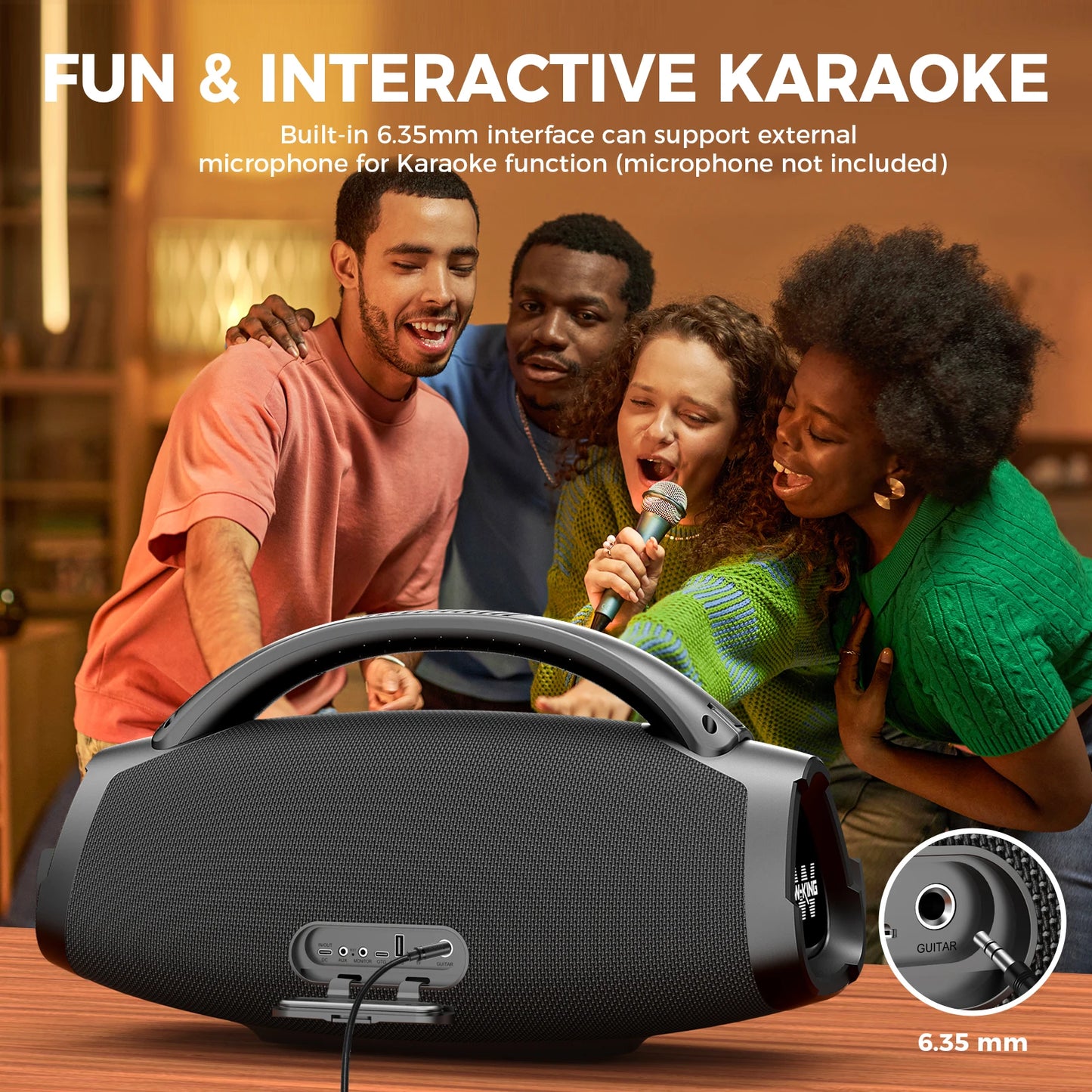 W-King X20 Portable Bluetooth Speaker With Waterproof Design