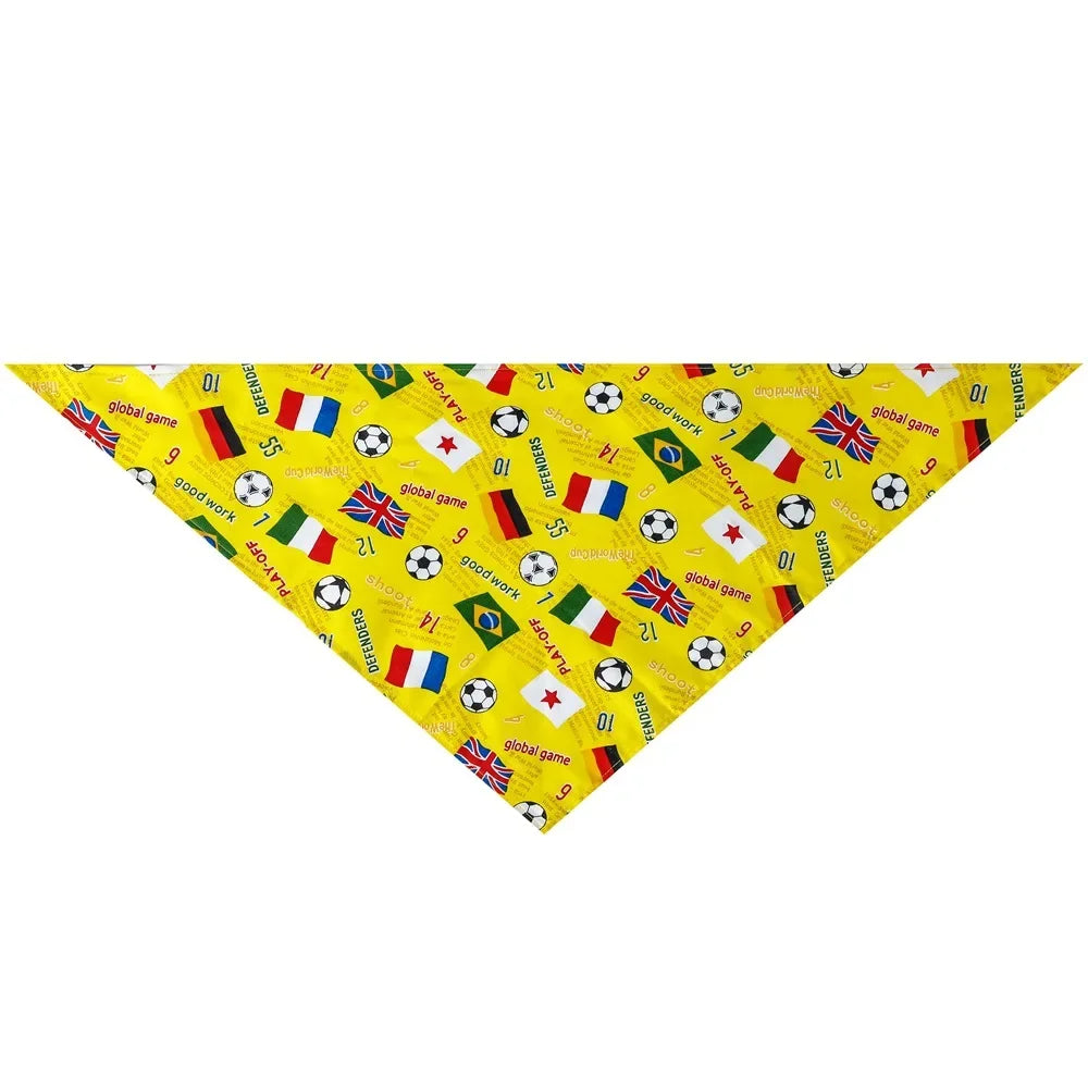 Adjustable Fruit Floral Dog Bandana Soft Washable Scarf