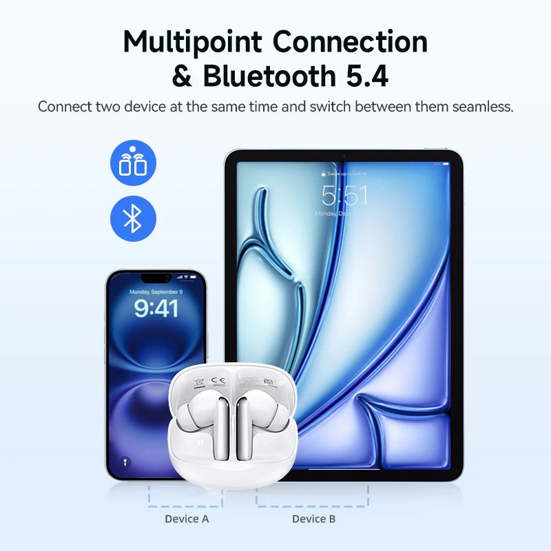 QCY Melobuds N50 Wireless Earphones With ANC AI Calls