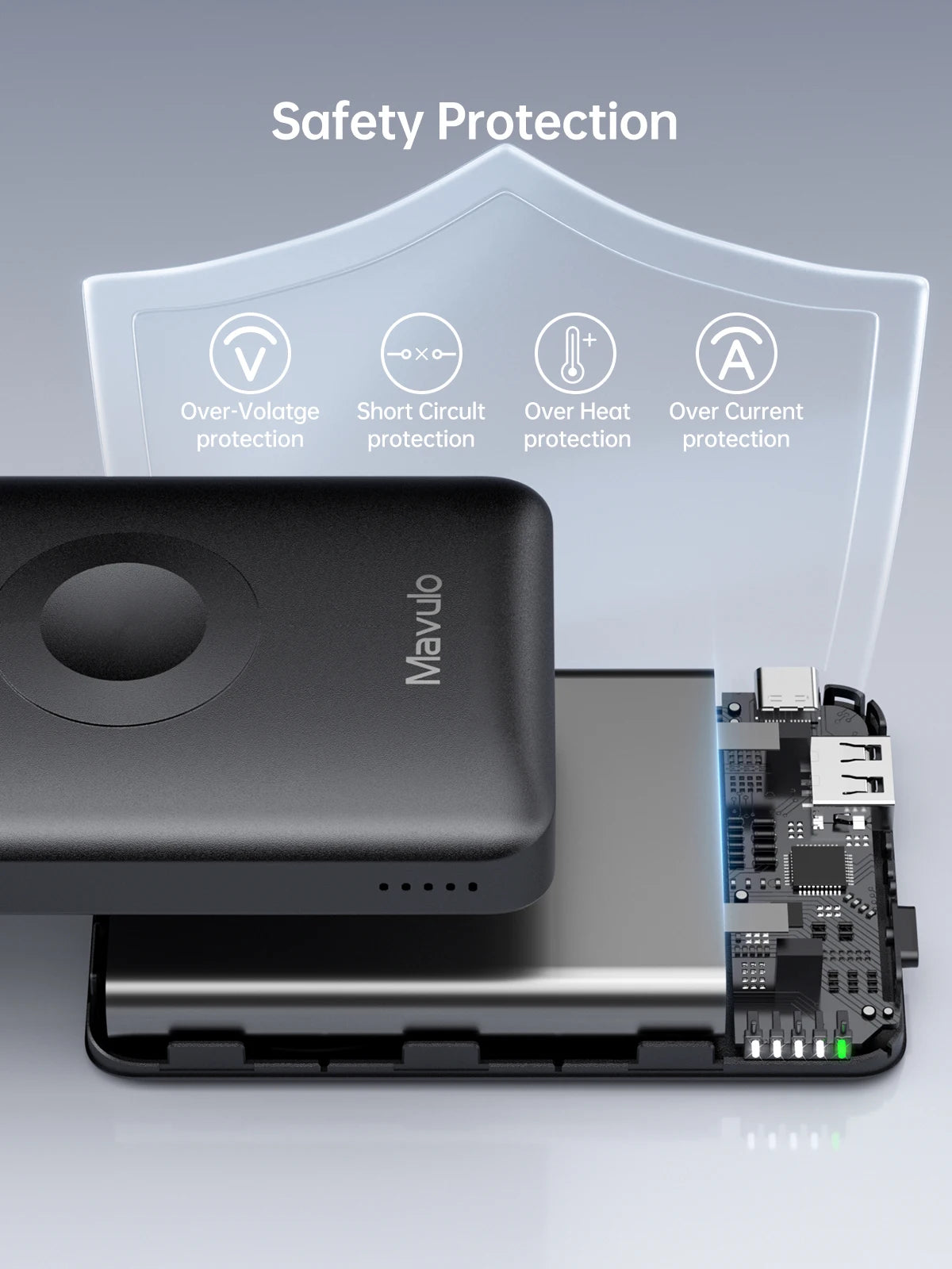 NEWDERY MagSafe Portable Charger for iPhone and Apple Watch