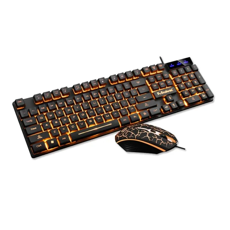 KM320 Waterproof Backlit Gaming Keyboard And Mouse Set