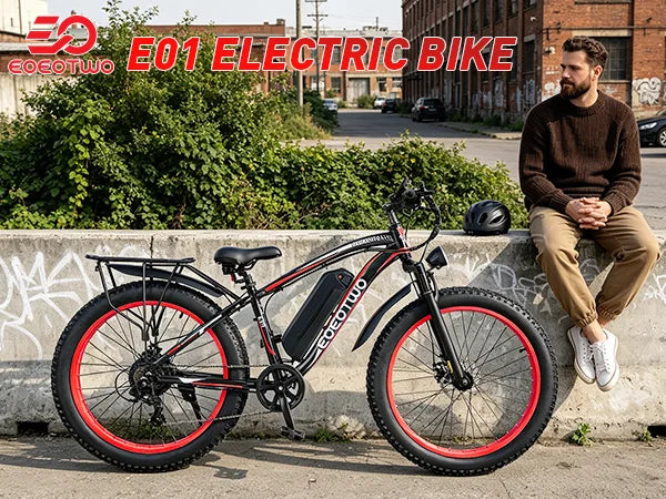 EOEOTWO 1500W Fat Tire Electric Bike for Adults 26"x4.0 All Terrain Ebike 34MPH Fast Mountain E-Bike 48V Long Range Snow Beach Bicycle