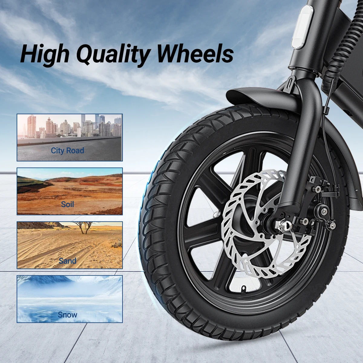 【1 Year Warranty】DYU C3 14 inch Electric Bicycle Peak 500W Motor 36V7.8AH Lithium Battery Electric Bike , E-bike UL2849