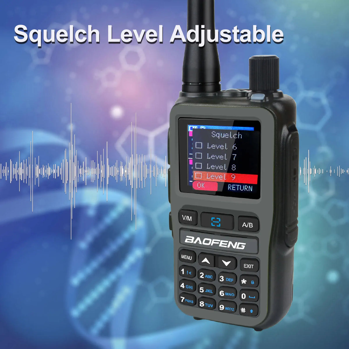 Baofeng UV-5R Dual Band Two-Way Radio With Type-C Charging