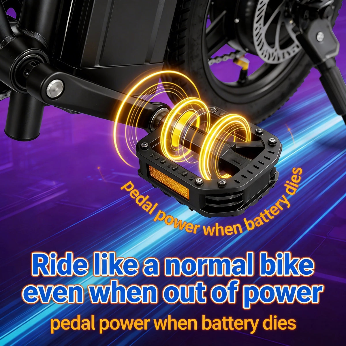HEZZO T5 Folding Electric Bike For Adults 750W Peak Motor