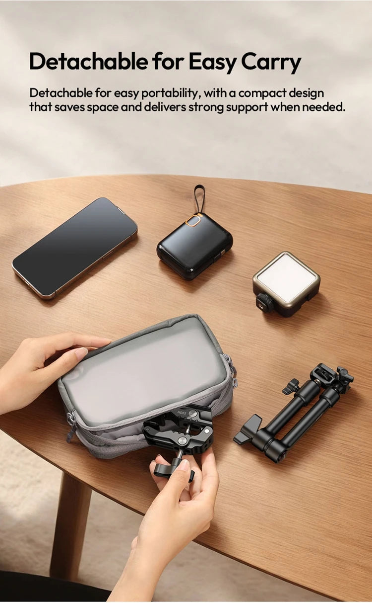 Ulanzi HD02 Magic Arm Super Clamp With Ball Head Mount