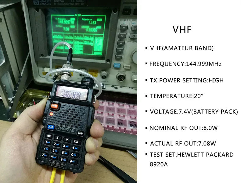 Baofeng UV-5R Dual Band VHF UHF Portable Two-Way Radio Transceiver