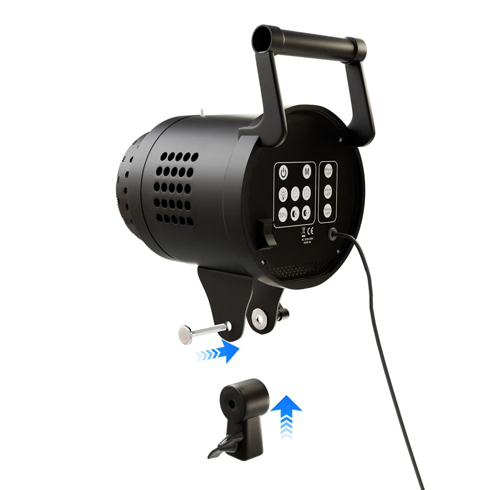Bowens Lighting Video Studio 135W 110-220V Photography Dimmable LED Lamp Flash Studio 3000-6000K 3 Color Remote Control Display