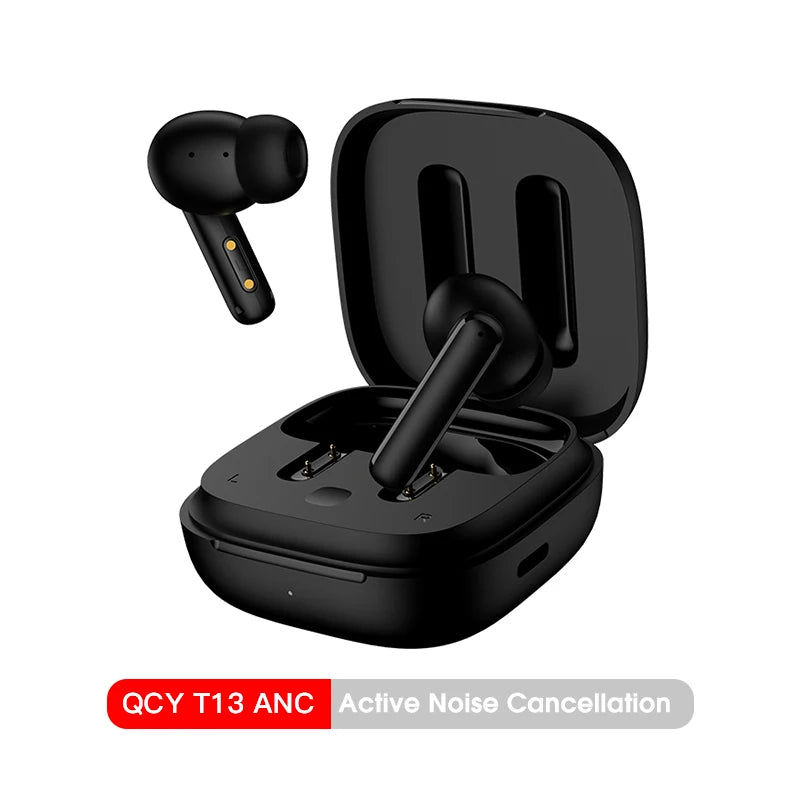 Qcy T13 Wireless Earbuds Active Noise Canceling Enc Mics