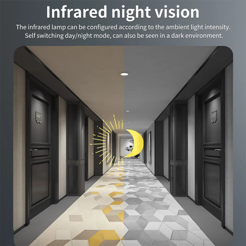 M8 Wifi Smart Visual Doorbell Two-way Intercom Infrared Night Vision Remote Monitoring Security System Wifi Video Door Bell