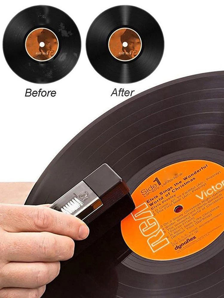 3 Pcs Vinyl Record Cleaner Kit Record Player Cleaning Kit Record Cleaner Cleaning Brush Dust Remover Kit Cleaning Brush Set
