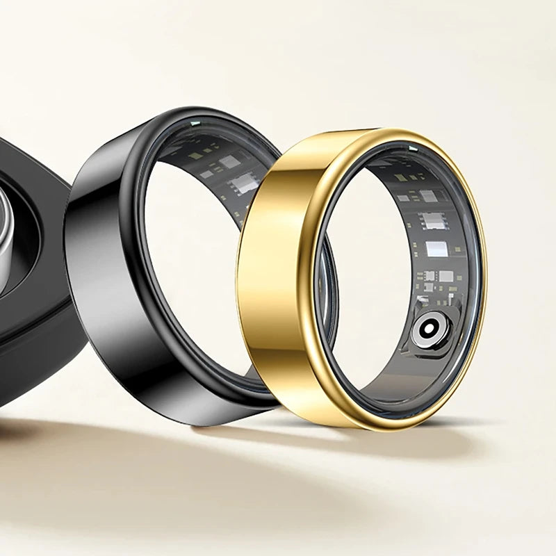 Bluetooth Smart Ring For Heart Rate And Blood Pressure Tracking
