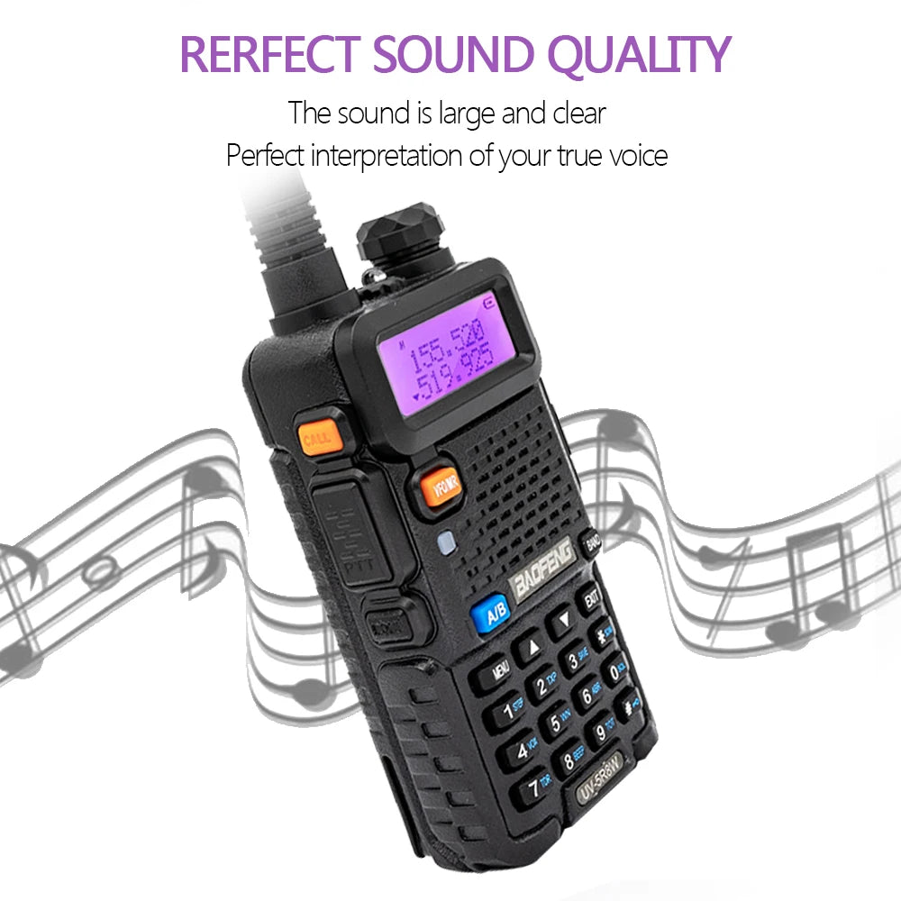 Baofeng UV-5R Dual Band VHF UHF Portable Two-Way Radio Transceiver