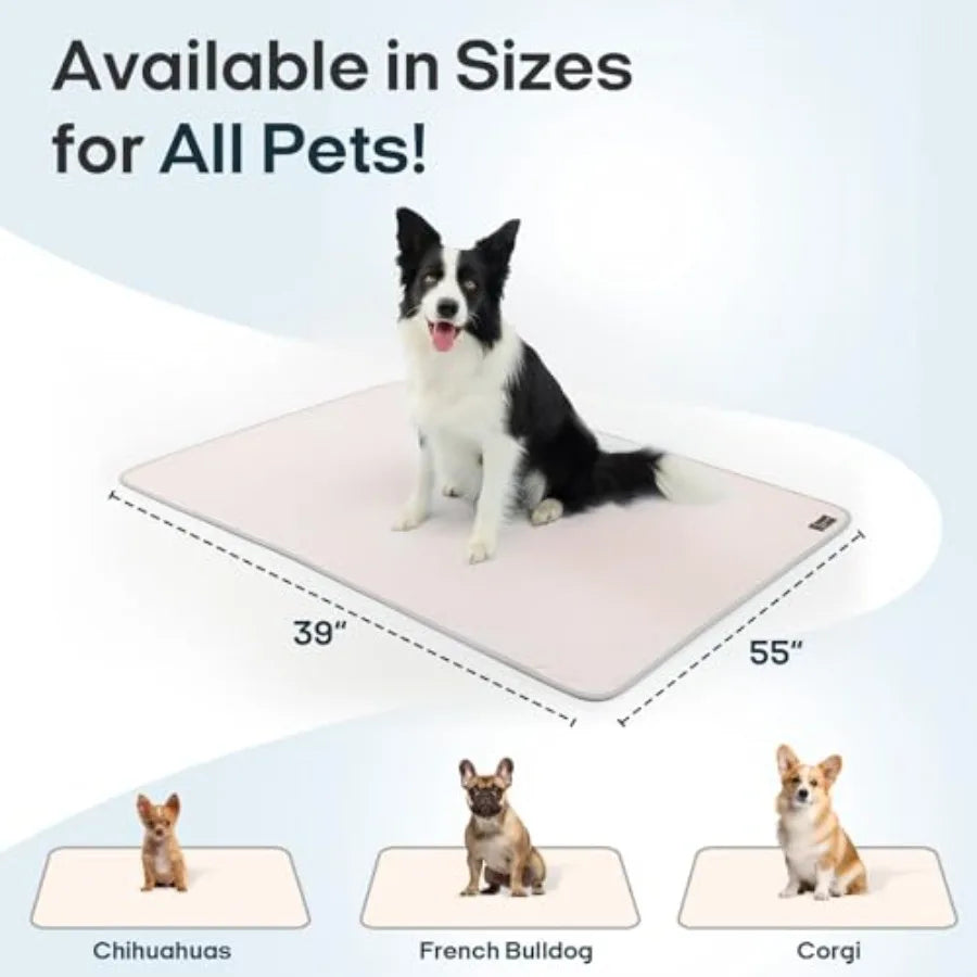 Premium Cooling Blanket for Dogs-Lightweight Fluffy Pet Throw and Bed Cover, Cooling Mat for Dogs, CatsandPuppies - Breathable,