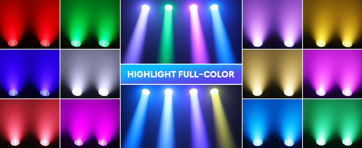 Somspot 15W RGBW LED Moving Head Stage Effects Projector Light
