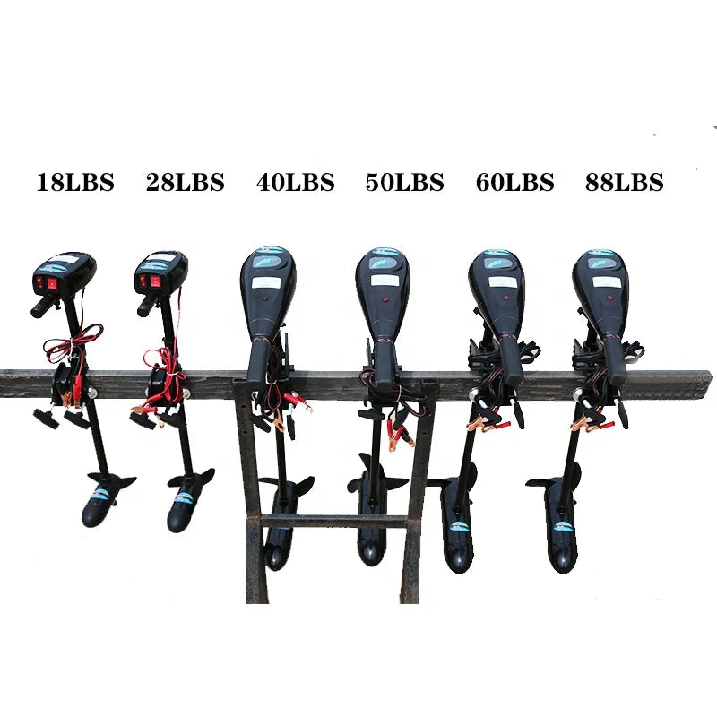 Marine 18, 28, 40, 50, 60, 88 Lbs 12V 24V DC Electric Cheap Boat Thrust Trolling Motors