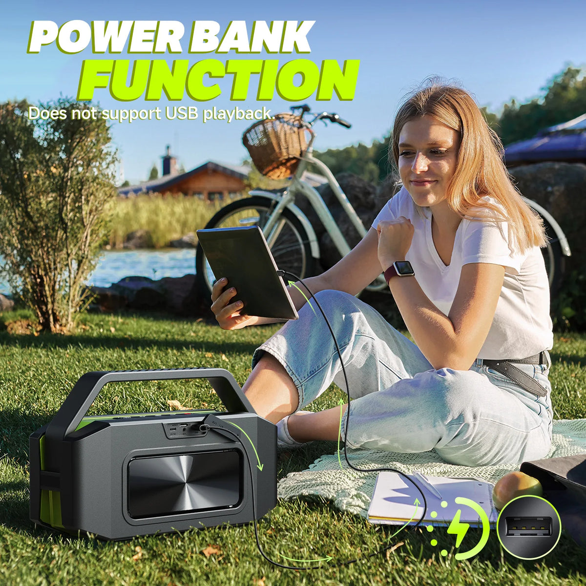 W-King D9-1 Portable Bluetooth Speaker With Waterproof Design And Bass