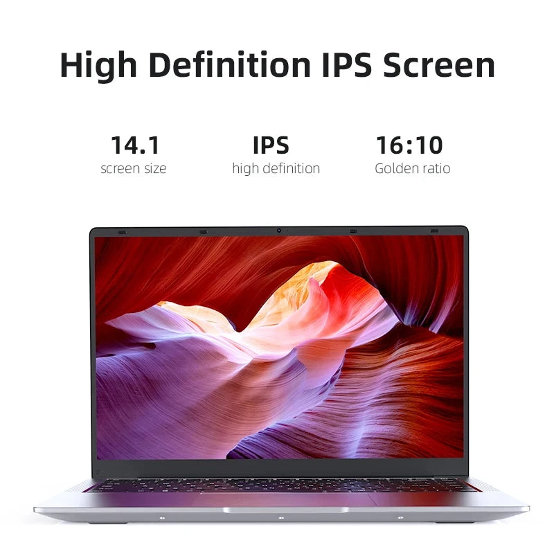 Ultra Slim Windows 11 Pro Laptop Intel Atom A3950 12GB RAM 1TB or 2TB SSD