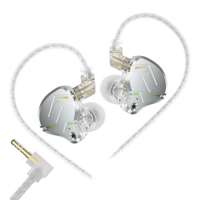 ZST pro X KZ 1BA 1DD Hybrid Driver Wired Earbuds Deep Bass HiFi In-Ear Monitor Headphone for Gaming And Musician