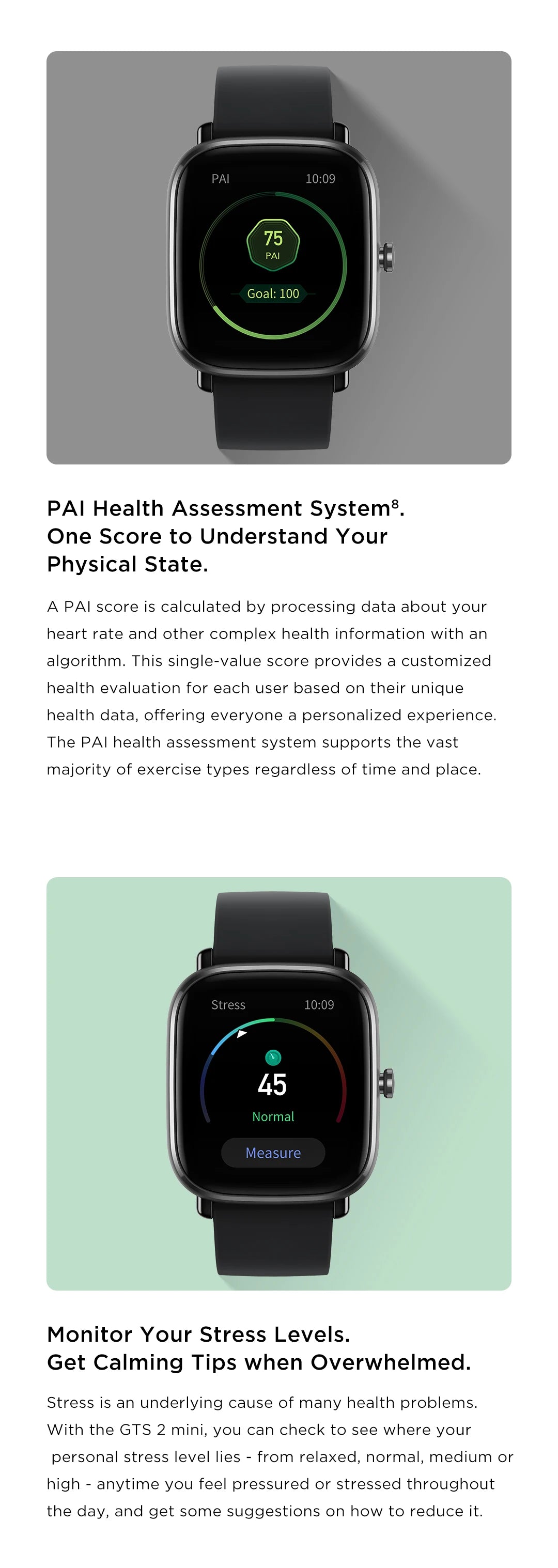 Amazfit GPS Smartwatch With Sports Modes And Sleep Tracking
