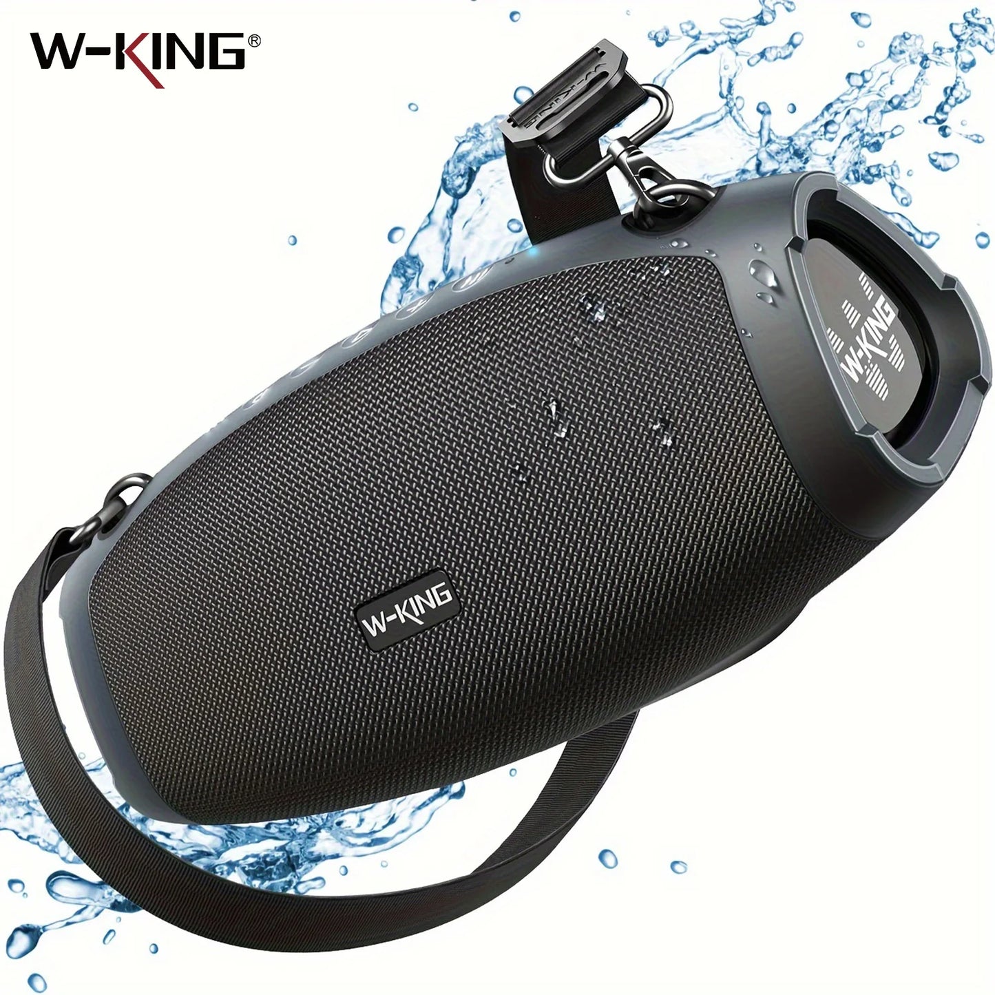 W-KING X10 Bluetooth Speaker, 120W Max Portable Loud Speakers Wireless Bluetooth Boombox, 70W IPX6 Waterproof Outdoor Party Large Big Speaker, Triple Passive Radiator/Subwoofers*2-Deep Bass/42H/TF/AUX/EQ