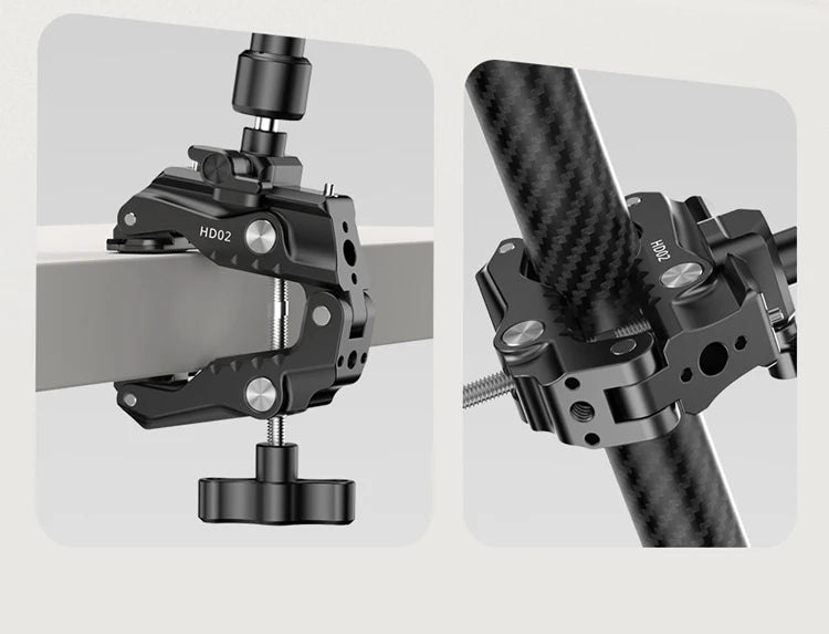 Ulanzi HD02 Magic Arm Super Clamp With Ball Head Mount