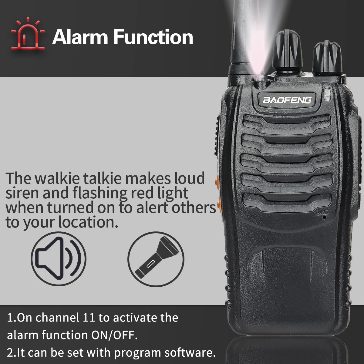 Baofeng BF-88E UHF Two Way Radio for Hunting Outdoors