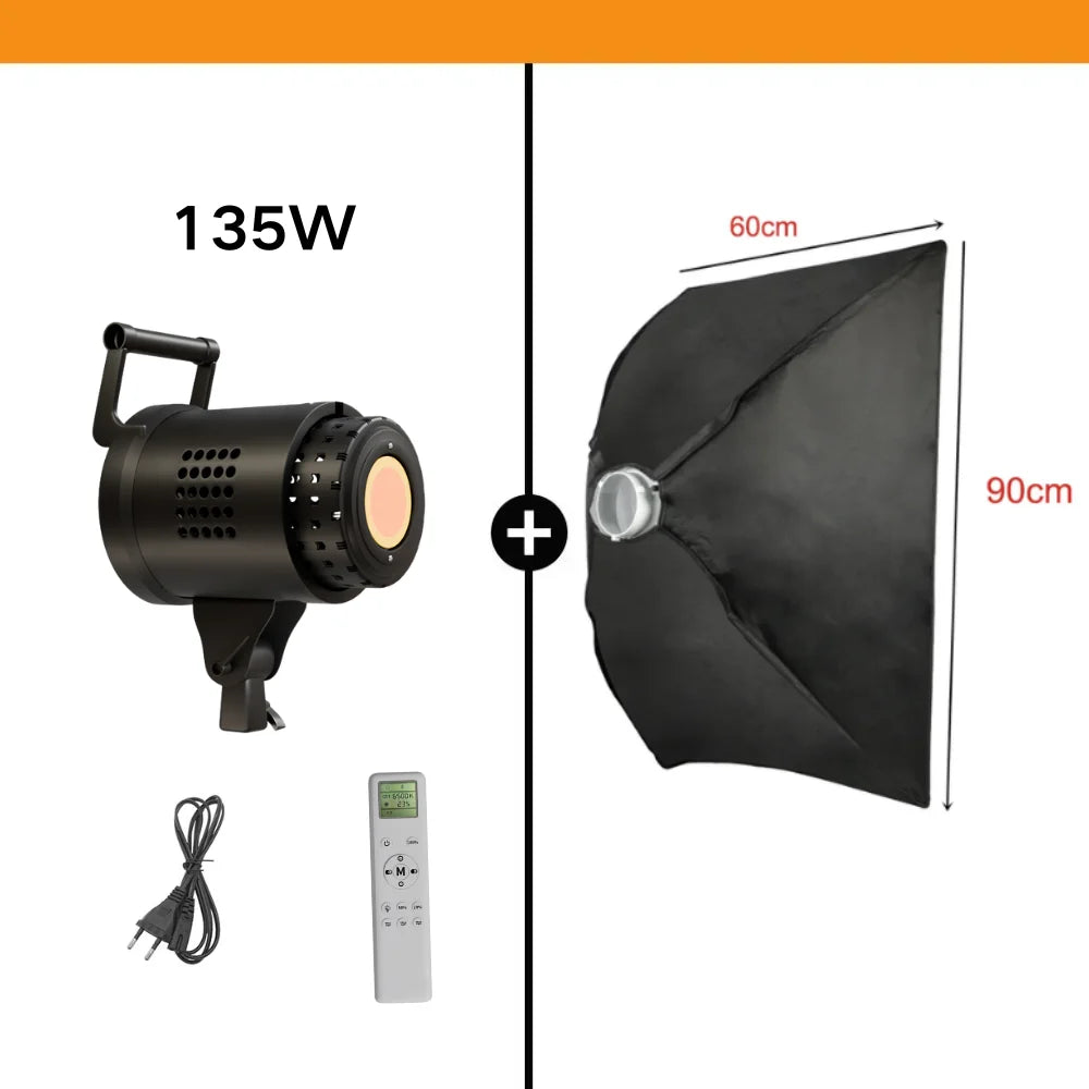 SH 115W LED Video Light With Bowens Mount Studio Lamp